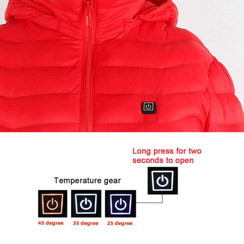 TEKLO USB Heated Winter Jacket – Elektrische Warmtejas voor Heren