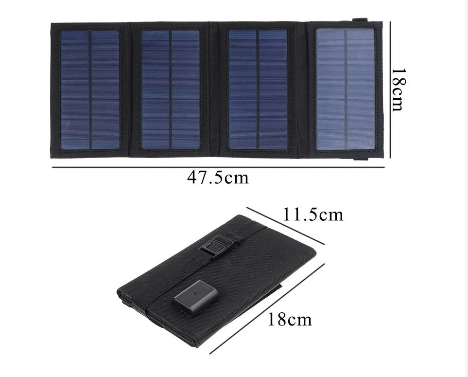 TEKLO Opvouwbare Zonnepaneel– Outdoor Solar Charge