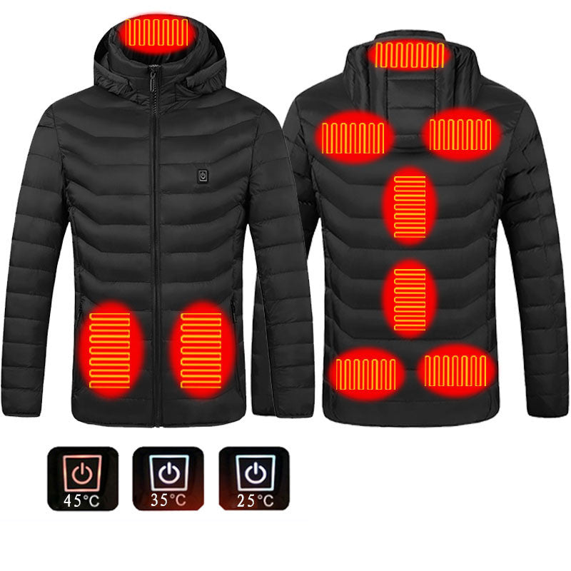 TEKLO USB Heated Winter Jacket – Elektrische Warmtejas voor Heren